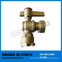 Brass Angle Type Lockable Ball Valve (BW-L02)